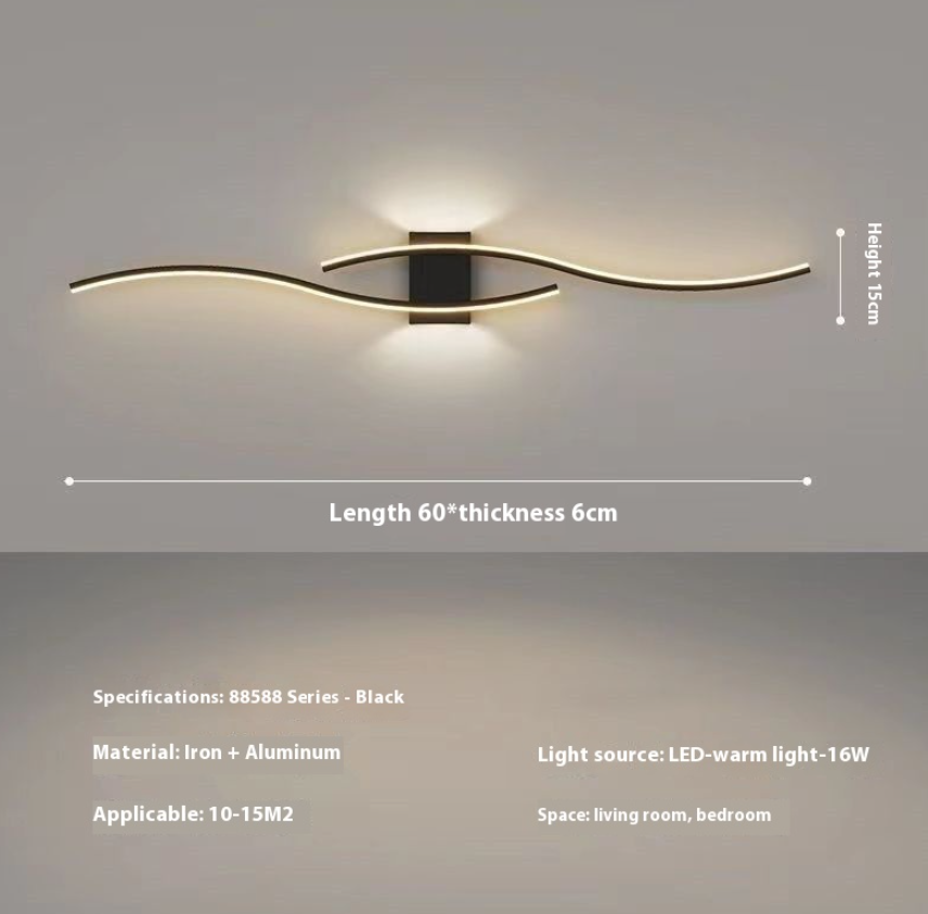 Lámpara de Pared Moderna para Mesita de Noche