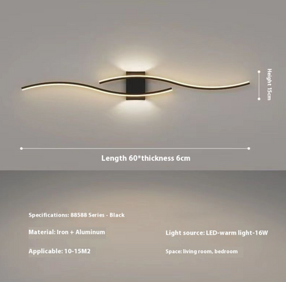 Lámpara de Pared Moderna para Mesita de Noche