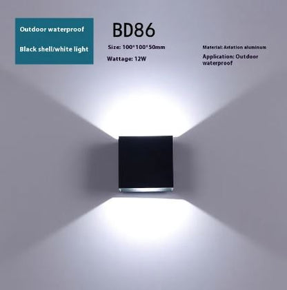 Lámpara de Pared LED Impermeable para Exteriores