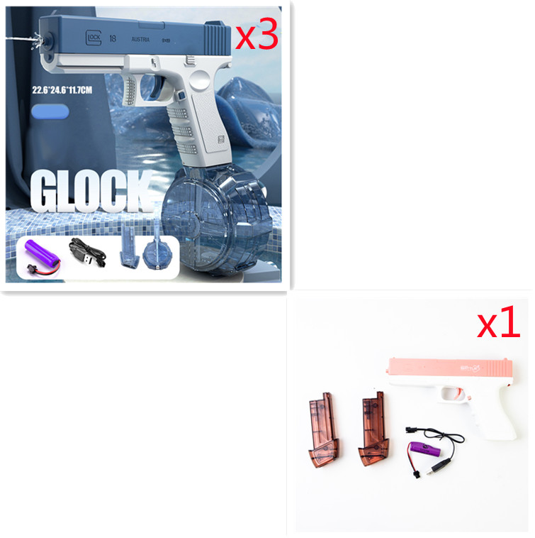 Electric Water Toy Gun Spray Blaster Pistol Airsoft Summer Toys Swimming Poor Game Weapon Pistola For Kids