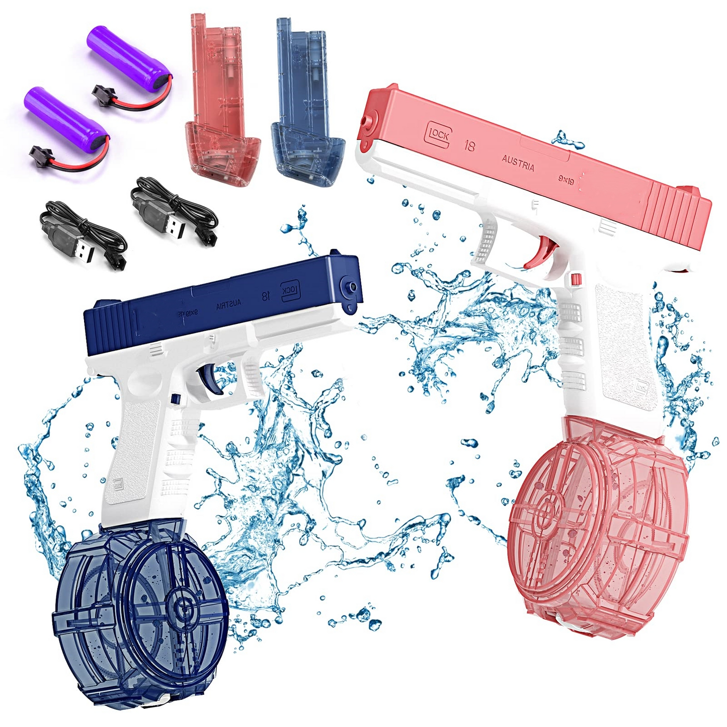 Electric Water Toy Gun Spray Blaster Pistol Airsoft Summer Toys Swimming Poor Game Weapon Pistola For Kids