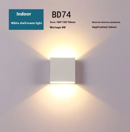 Lámpara de Pared LED Impermeable para Exteriores