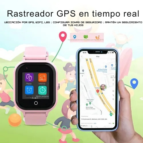 Localizador Reloj fashion (GPS)