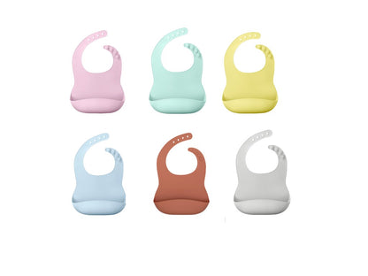 Baberos de Silicona para Bebés
