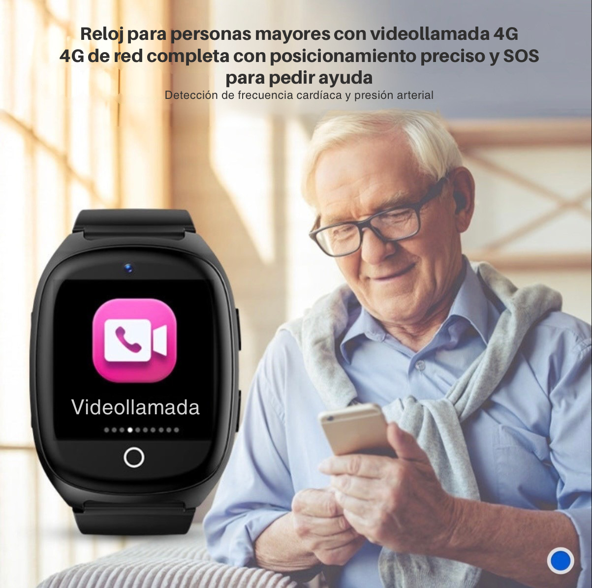 Localizador Reloj fashion (GPS)