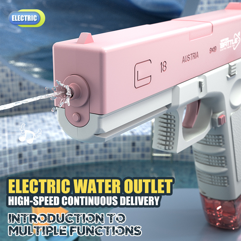 Electric Water Toy Gun Spray Blaster Pistol Airsoft Summer Toys Swimming Poor Game Weapon Pistola For Kids