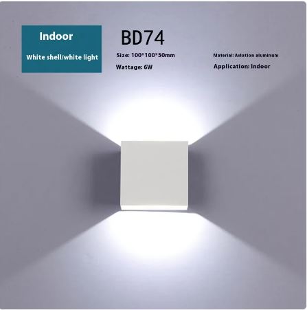 Lámpara de Pared LED Impermeable para Exteriores