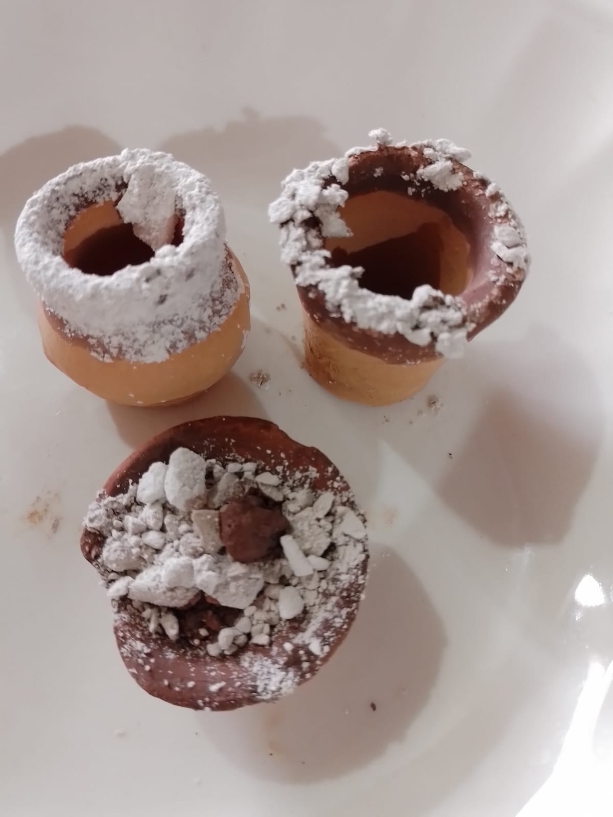 Barro comestible con caolín