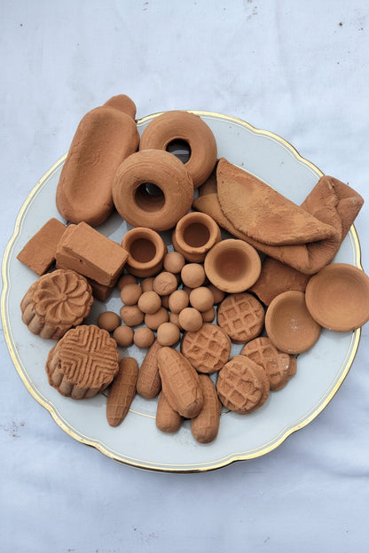 Barro comestible con caolín